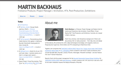 Desktop Screenshot of martinbackhaus.com
